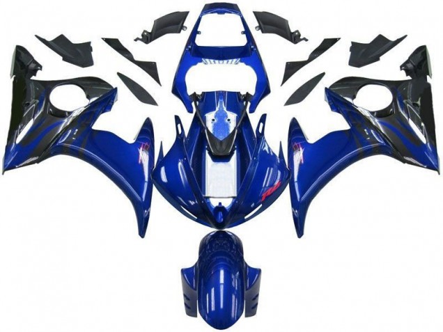 R6 03-05 Verkleidung - Blau Schwarz R6 03-05 Verkleidung - Blau Schwarz