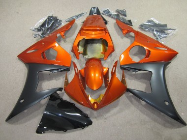 R6 03-05 Verkleidung - Orange Schwarz