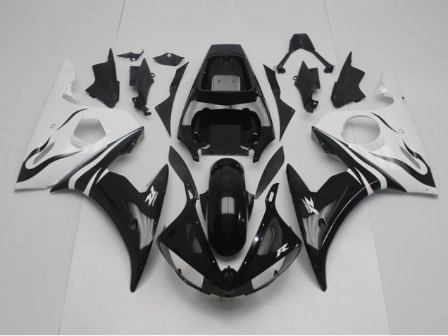 R6 03-05 Verkleidung - Schwarz Weiß R6 03-05 Verkleidung - Schwarz Weiß