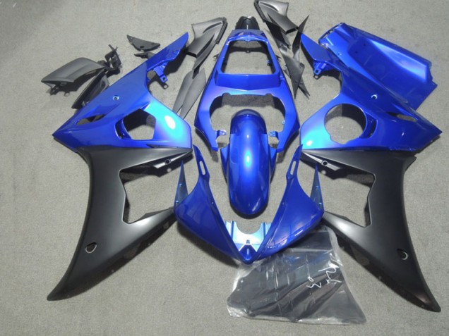 R6 03-05 Verkleidungen - Blau Schwarz R6 03-05 Verkleidungen - Blau Schwarz