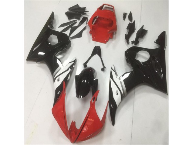 R6 03-05 Verkleidungen - Rot Schwarz Weiß R6 03-05 Verkleidungen - Rot Schwarz Weiß