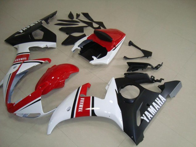 R6 03-05 Verkleidungen - Rot Weiß Matt Schwarz R6 03-05 Verkleidungen - Rot Weiß Matt Schwarz