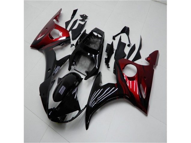 R6 03-05 Verkleidungen - Schwarz Rot R6 03-05 Verkleidungen - Schwarz Rot