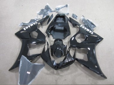 R6 03-05 Verkleidungen - Schwarz Weiß Aufkleber