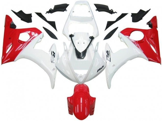 R6 03-05 Verkleidungen - Weiß Rot R6 03-05 Verkleidungen - Weiß Rot