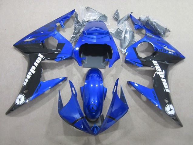 R6 03-05 Vollverkleidung - Blau Schwarz R6 03-05 Vollverkleidung - Blau Schwarz