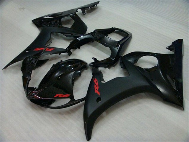 R6 03-05 Vollverkleidung - Schwarz R6 03-05 Vollverkleidung - Schwarz