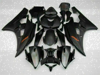 R6 06-07 Motorrad Verkleidung - Schwarz