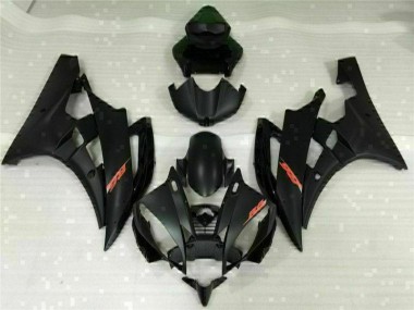 R6 06-07 Motorrad Verkleidungen - Schwarz