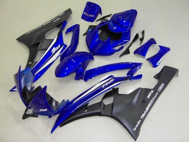 R6 06-07 Verkleidung - Blau Schwarz R6 06-07 Verkleidung - Blau Schwarz