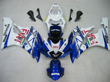 R6 06-07 Verkleidungen - Blau Weiß Motul Rot Fiat