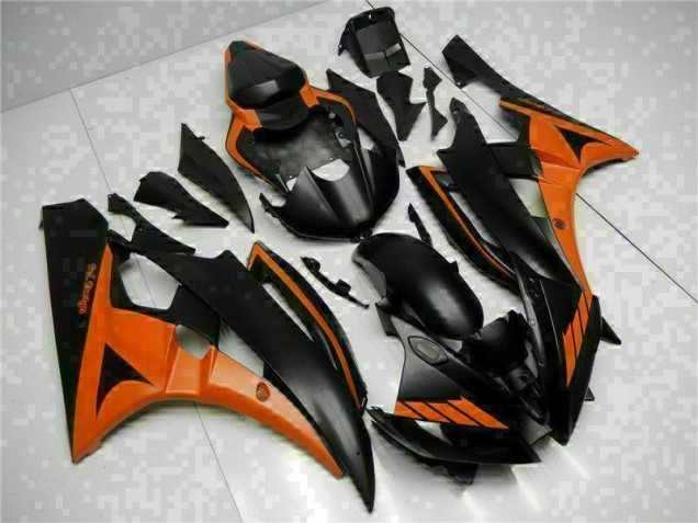 R6 06-07 Verkleidungen - Orange Schwarz