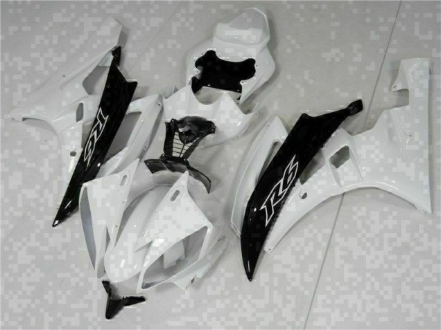 R6 06-07 Verkleidungen & Plastik - Weiß Schwarz R6 06-07 Verkleidungen & Plastik - Weiß Schwarz