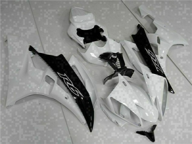 R6 06-07 Verkleidungen & Plastik - Weiß Schwarz R6 06-07 Verkleidungen & Plastik - Weiß Schwarz