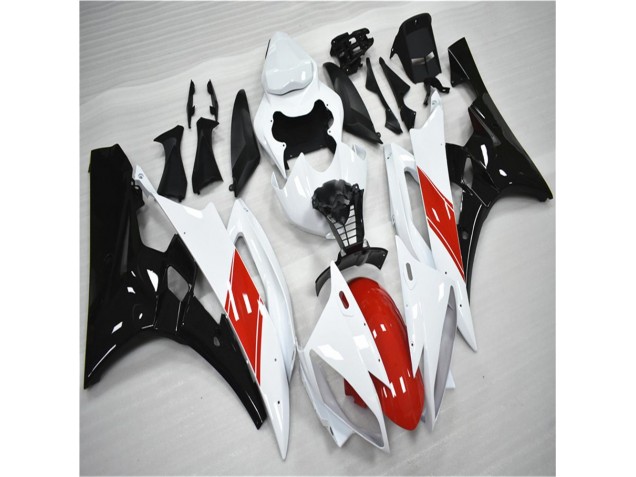 R6 06-07 Verkleidungen - Rot Weiß Schwarz R6 06-07 Verkleidungen - Rot Weiß Schwarz