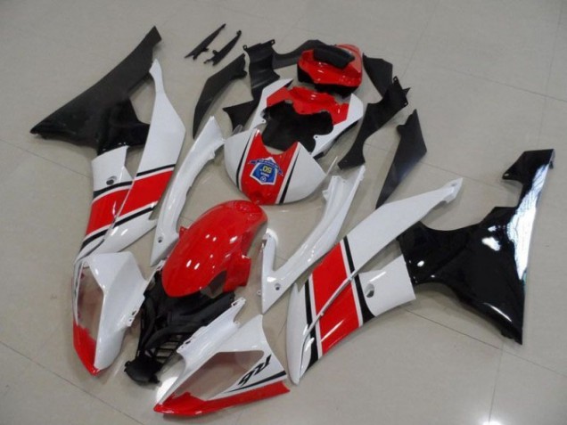 R6 08-16 Verkleidung - Rot Weiß Schwarz R6 08-16 Verkleidung - Rot Weiß Schwarz