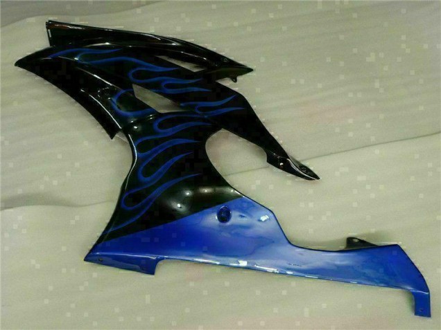R6 08-16 Verkleidungen - Blau Flamme Schwarz R6 08-16 Verkleidungen - Blau Flamme Schwarz