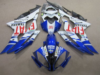 R6 08-16 Verkleidungen - Blau Weiß Motul Rot Fiat