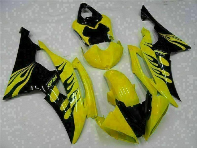 R6 08-16 Verkleidungen - Gelb Schwarz R6 08-16 Verkleidungen - Gelb Schwarz