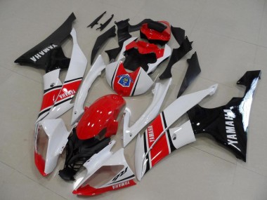 R6 08-16 Verkleidungen Komplett Sets - Rot Weiß Schwarz