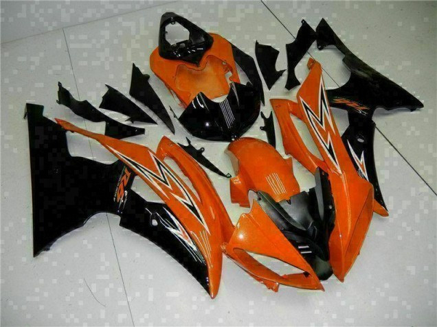 R6 08-16 Verkleidungen - Orange Schwarz R6 08-16 Verkleidungen - Orange Schwarz