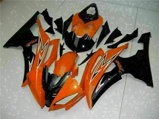 R6 08-16 Verkleidungen - Orange Schwarz R6 08-16 Verkleidungen - Orange Schwarz
