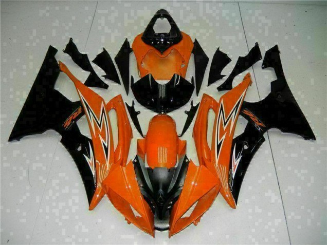 R6 08-16 Verkleidungen - Orange Schwarz R6 08-16 Verkleidungen - Orange Schwarz