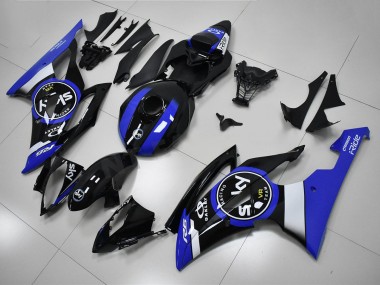 R6 08-16 Verkleidungen & Plastik - Blau Schwarz