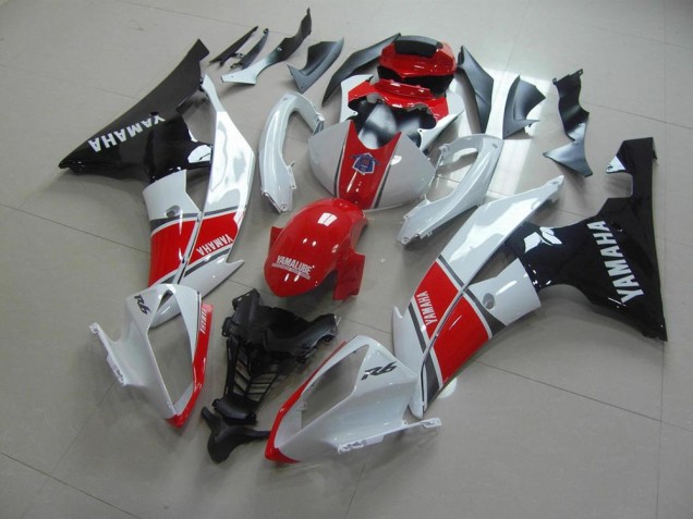 R6 08-16 Verkleidungen & Plastik - Rot Weiß Schwarz R6 08-16 Verkleidungen & Plastik - Rot Weiß Schwarz