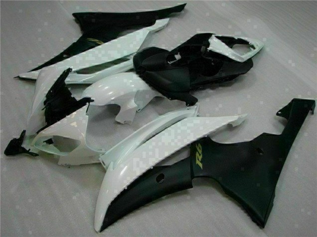 R6 08-16 Verkleidungen & Plastik - Weiß Schwarz R6 08-16 Verkleidungen & Plastik - Weiß Schwarz