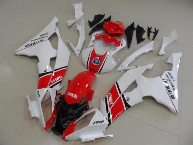 R6 08-16 Verkleidungen - Rot Weiß OEM Stil