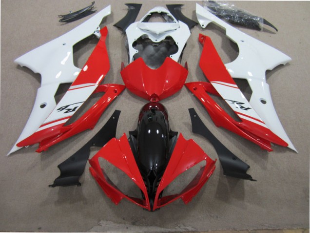 R6 08-16 Verkleidungen - Rot Weiß Schwarz R6 08-16 Verkleidungen - Rot Weiß Schwarz