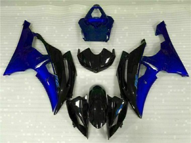 R6 08-16 Vollverkleidung - Blau Schwarz