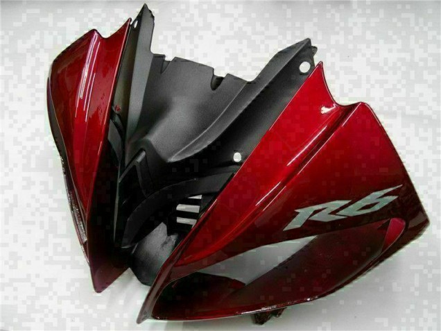 R6 08-16 Vollverkleidung - Rot Schwarz R6 08-16 Vollverkleidung - Rot Schwarz