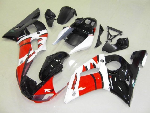 R6 98-02 Verkleidung - Rot Weiß Schwarz R6 98-02 Verkleidung - Rot Weiß Schwarz