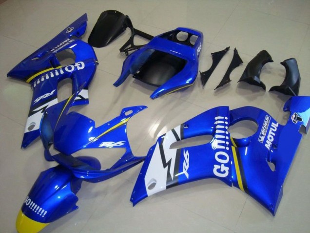 R6 98-02 Verkleidungen - Blau Go Motul R6 98-02 Verkleidungen - Blau Go Motul