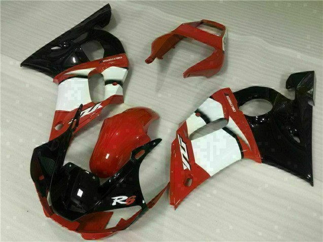R6 98-02 Verkleidungen - Rot Weiß R6 98-02 Verkleidungen - Rot Weiß