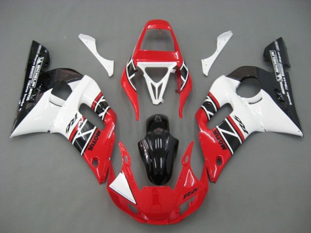 R6 98-02 Verkleidungen - Rot Weiß Schwarz R6 98-02 Verkleidungen - Rot Weiß Schwarz