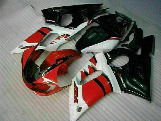R6 98-02 Vollverkleidung - Rot Schwarz R6 98-02 Vollverkleidung - Rot Schwarz