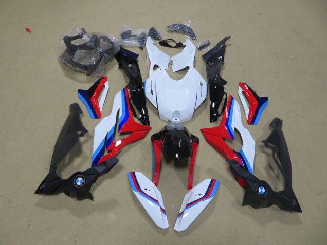 S1000R 17-18 Verkleidungen - Weiß Blau Rot Schwarz