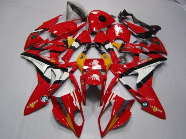 S1000RR 09-14 Verkleidungen - Rot Weiß