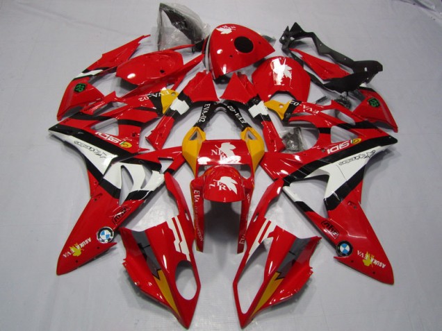 S1000RR 09-14 Verkleidungen - Rot Weiß