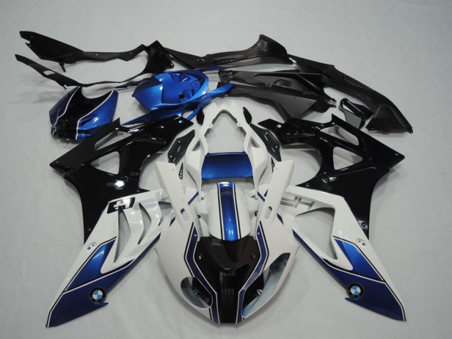 S1000RR 09-14 Verkleidungen - Schwarz Weiß Blau S1000RR 09-14 Verkleidungen - Schwarz Weiß Blau