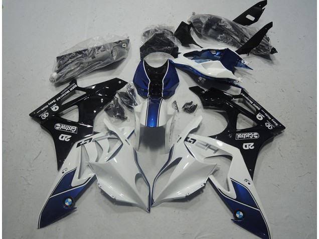 S1000RR 09-14 Verkleidungen - Weiß Blau S1000RR 09-14 Verkleidungen - Weiß Blau