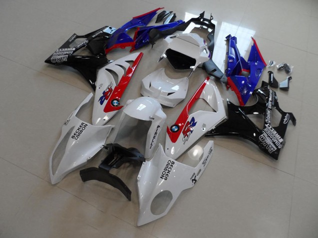 S1000RR 09-14 Verkleidungen - Weiß Blau Rot Becker Carbon S1000RR 09-14 Verkleidungen - Weiß Blau Rot Becker Carbon