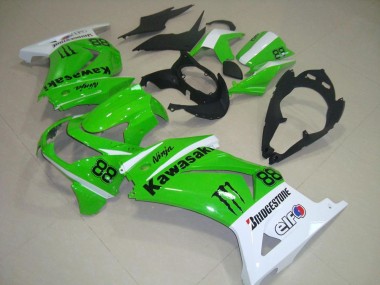 ZX 250R 08-12 Verkleidungen - Grün und Weiß