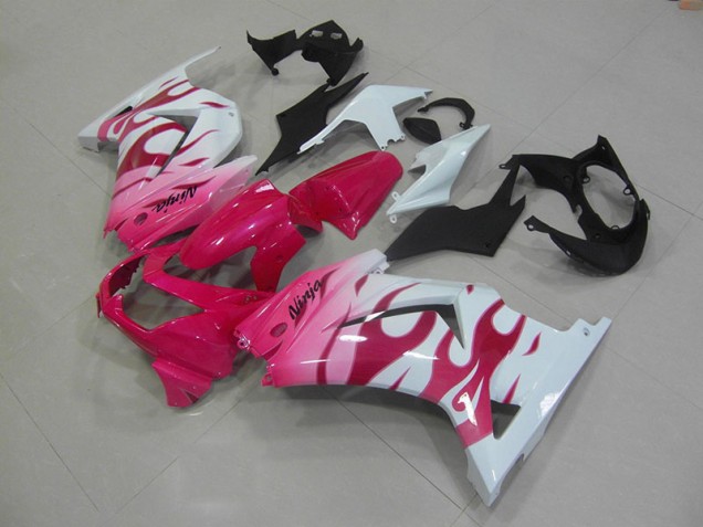 ZX 250R 08-12 Verkleidungen - Rosa Weiß ZX 250R 08-12 Verkleidungen - Rosa Weiß