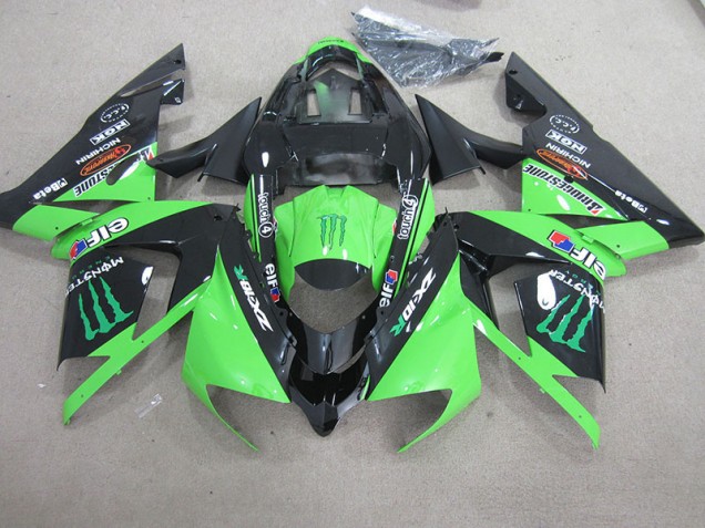ZX10R 03-05 Verkleidungen - Schwarz Grünes Monster ZX10R 03-05 Verkleidungen - Schwarz Grünes Monster