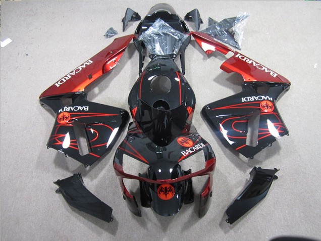 ZX10R 03-05 Verkleidungen - Schwarz Rot Racardi ZX10R 03-05 Verkleidungen - Schwarz Rot Racardi