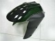 ZX10R 06-07 Verkleidung - Schwarz rote Flamme